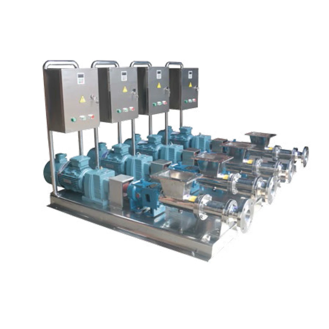 Sanitary Single Screw pump progressive cavity pump with reverse flow capabilities Screw Pump For High viscosity liquid