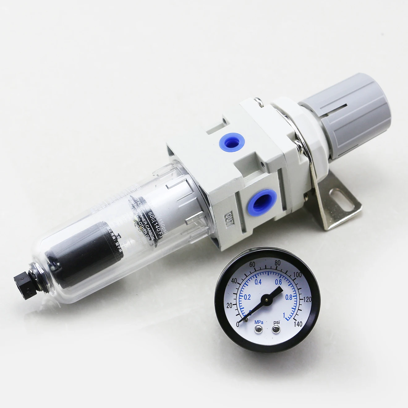 AW Pneumatic Air Filter Regulator Auto Drain AW2000-02D  1/4 Inch SMC Auto Drain Air Source Treatment AW2000-01D 1/8