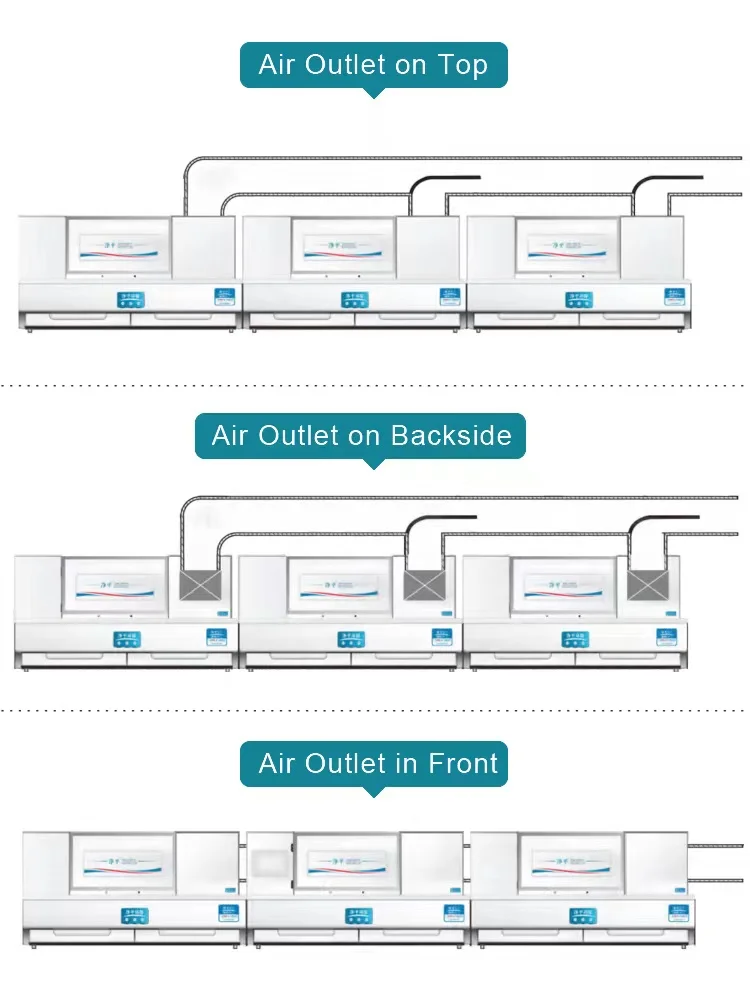 RUITAI Island Mounted stainless steel Range Hood Hotel commercial stainless steel 304 Grade kitchen aire range hood chimney hood