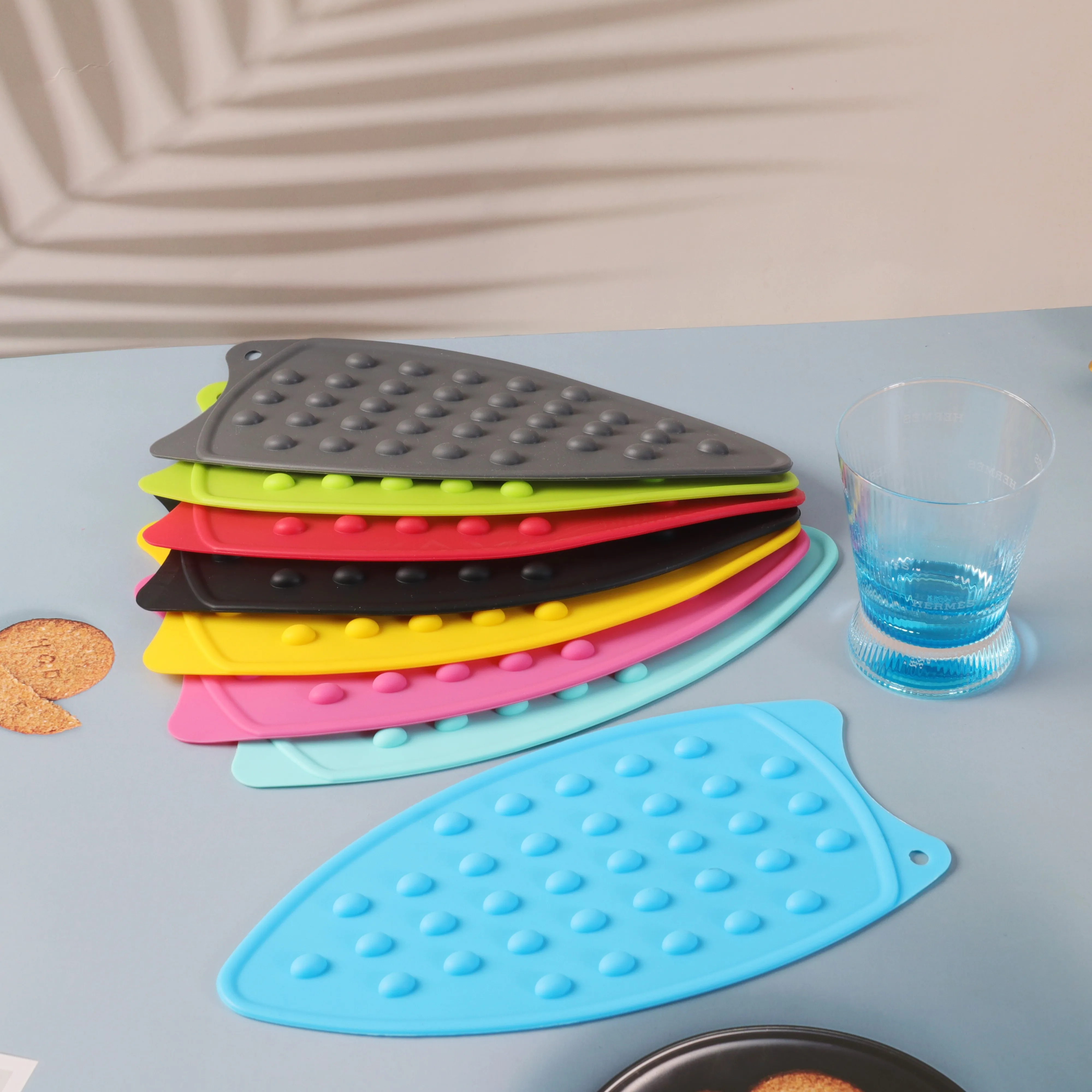 Silicone Rest Pad for Ironing Board Heat Resistant Pad Thicker Version Perfect Combination with Ironing Board and Mat