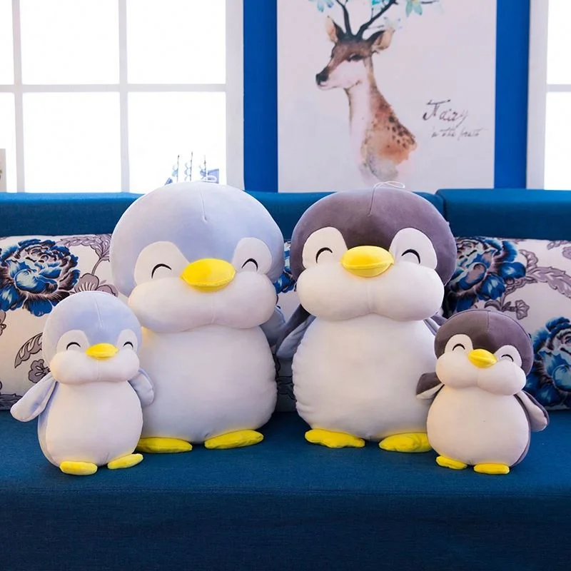 SS Wholesale Cut Fat Penguin Doll Soft Down Cotton Plush Toy Kids Gift Hugging Throw Pillow Toy