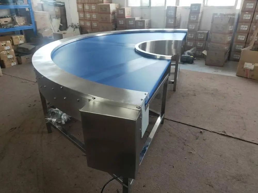 
Curved 90 degree belt conveyor bend 180 degree conveyor belt price 
