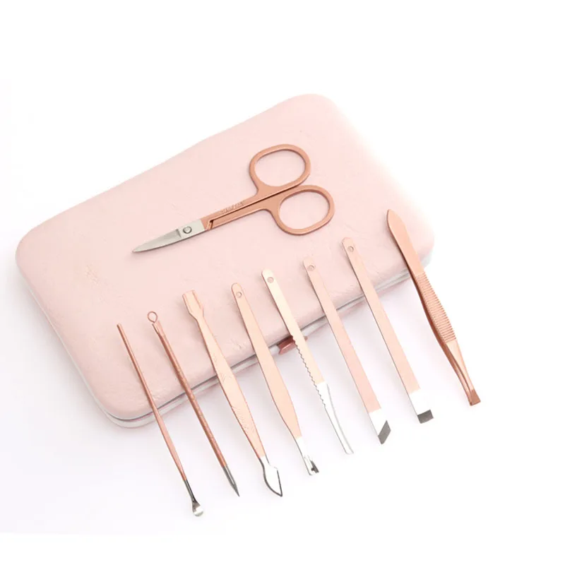 2025 New YD 15pcs Manicure Set Nail Clippers Kit Professional Beauty Tools Cutter Gift