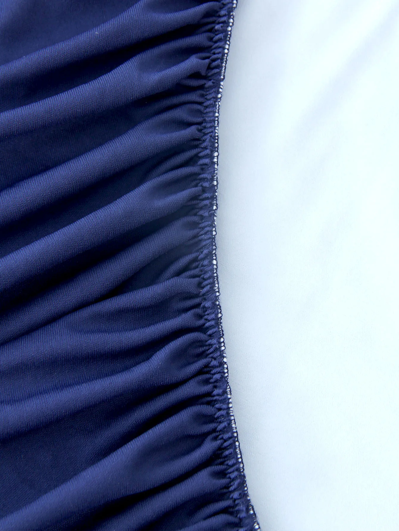 dark blue color waterproof bed sheet mattress cover protectors polyester knit