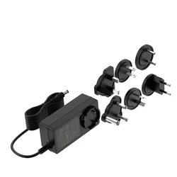 24V 2A Detachable Power Adapter for Robot Logitech Racing Wheel Image Scanner LED LabelWriter Printer LCD Water Purifier