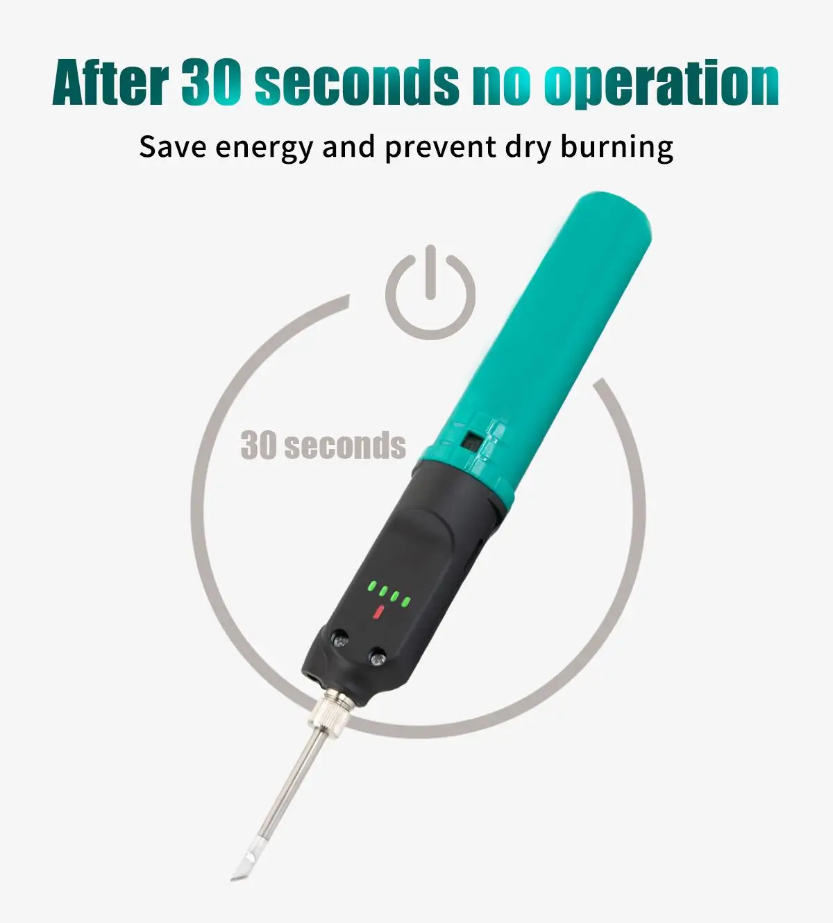 weight 85g 12w 500 degrees 3.7v 2200mAh with led light SI-B165 proskit Cordless Soldering Iron for Consumer electronics repair