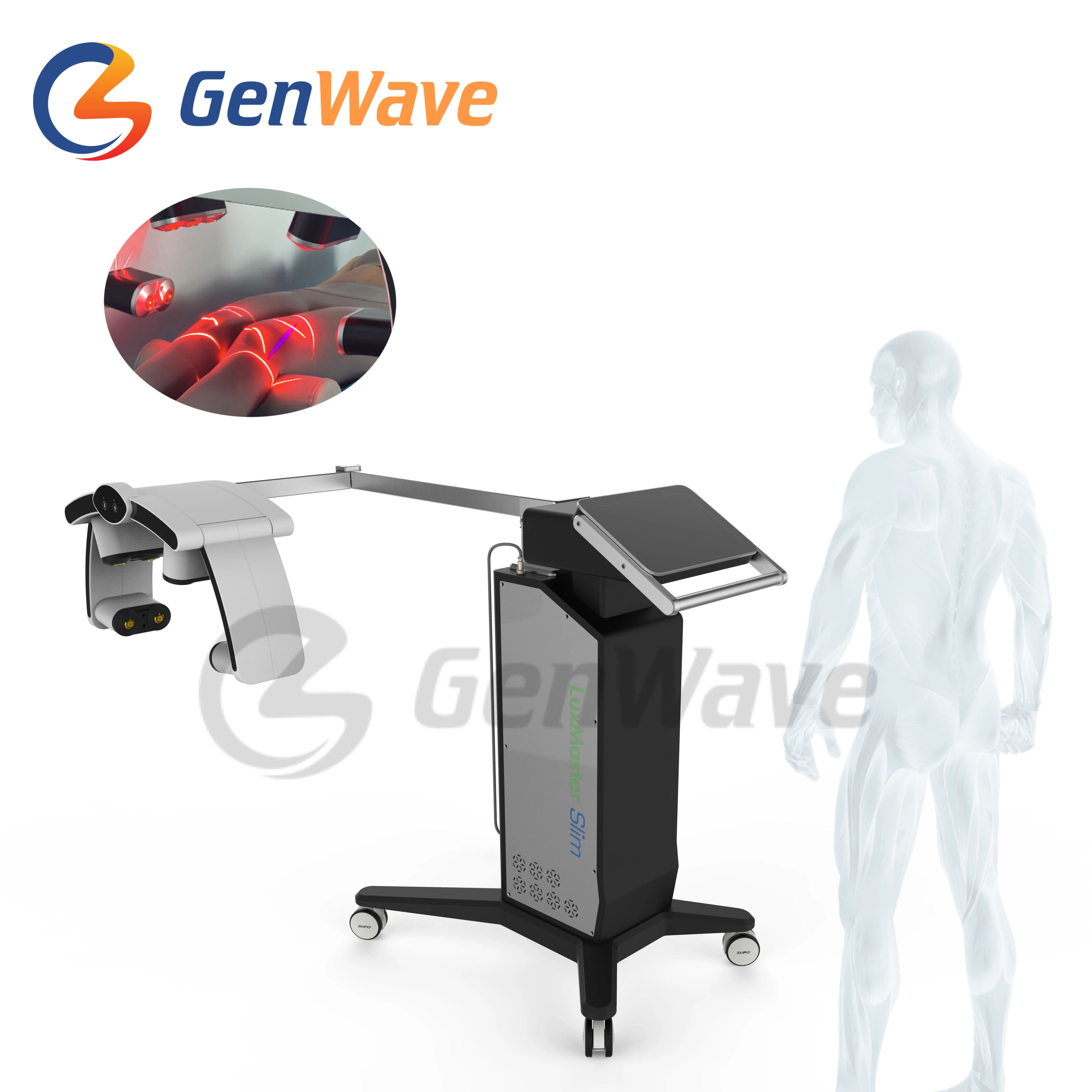 Latest 10D Cold Laser Therapy of Low Level Therapy  Luxmaster Physio Physiotherapy Machine for Lumbar disc herniation
