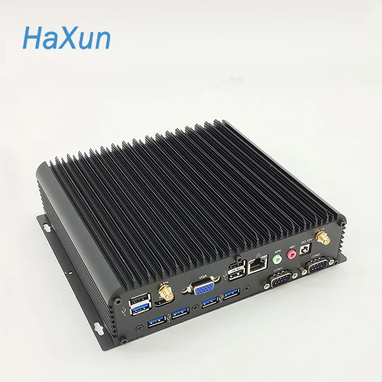 Factory Manufacturer Supplier Nvidia GT730 Graphic Fanless Mini PC with 64GB SSD