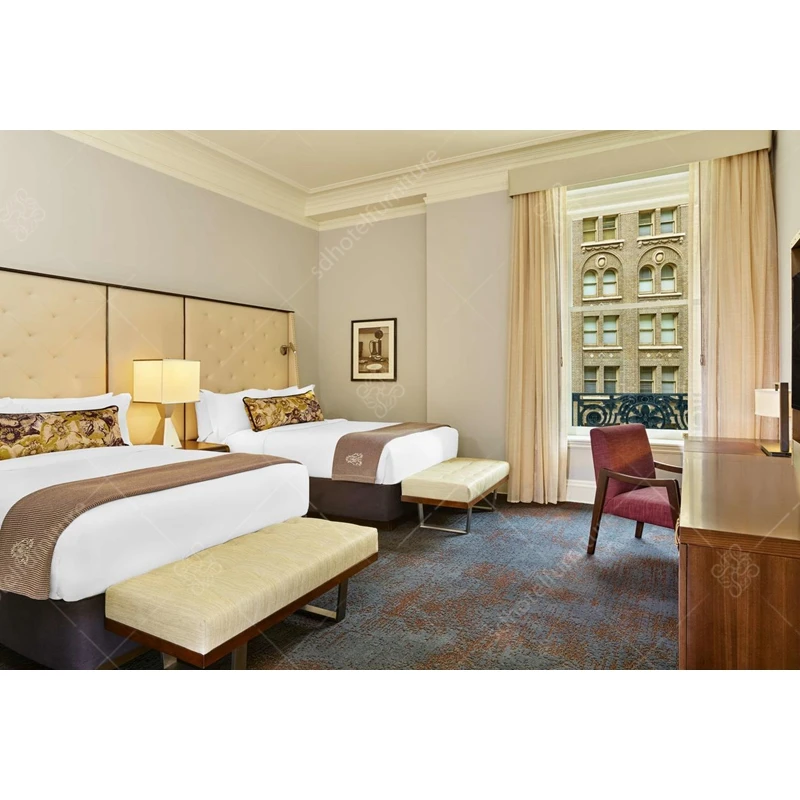 Luxury Collection Hotel furniture Deluxe 5 Star Hotel Bedroom Sets