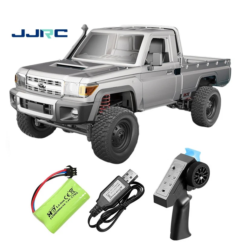 JJRC MN82 PRO 1/12 Full Scale 2.4G toyoto MN 82 Upgraded version part 4WD with more lights 4*4 emulation off-road pickup RC cars