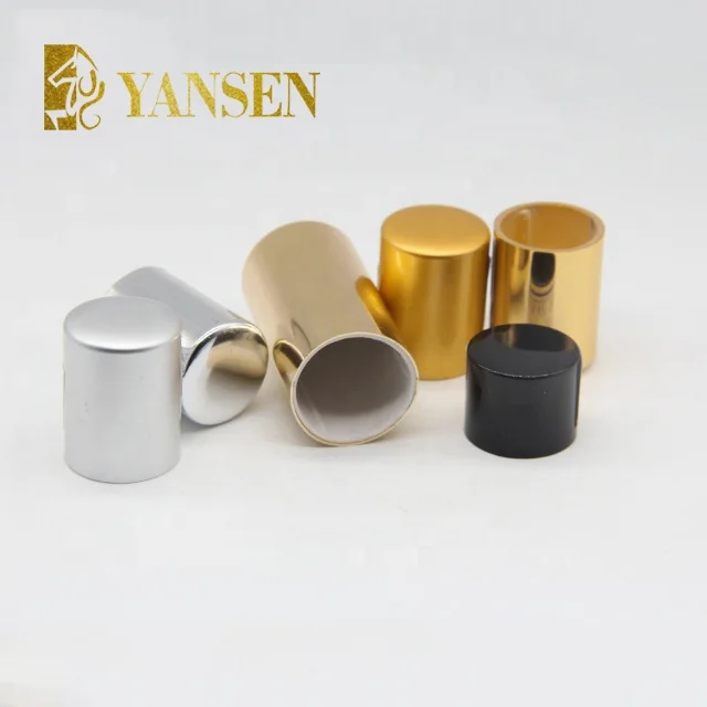 custom logo metal screw aluminum screw cap with pp wholesale aluminum lid