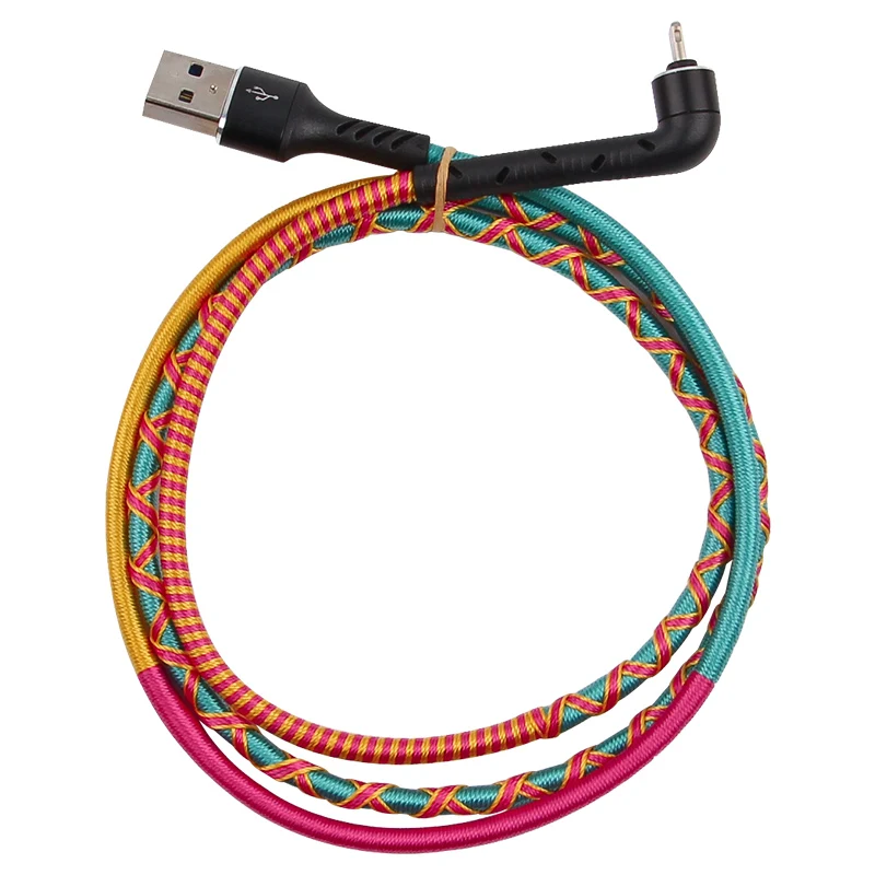 URIZONS 2022 fast charge usb c charging cable for mobile magic rope braided magnetic charging cable