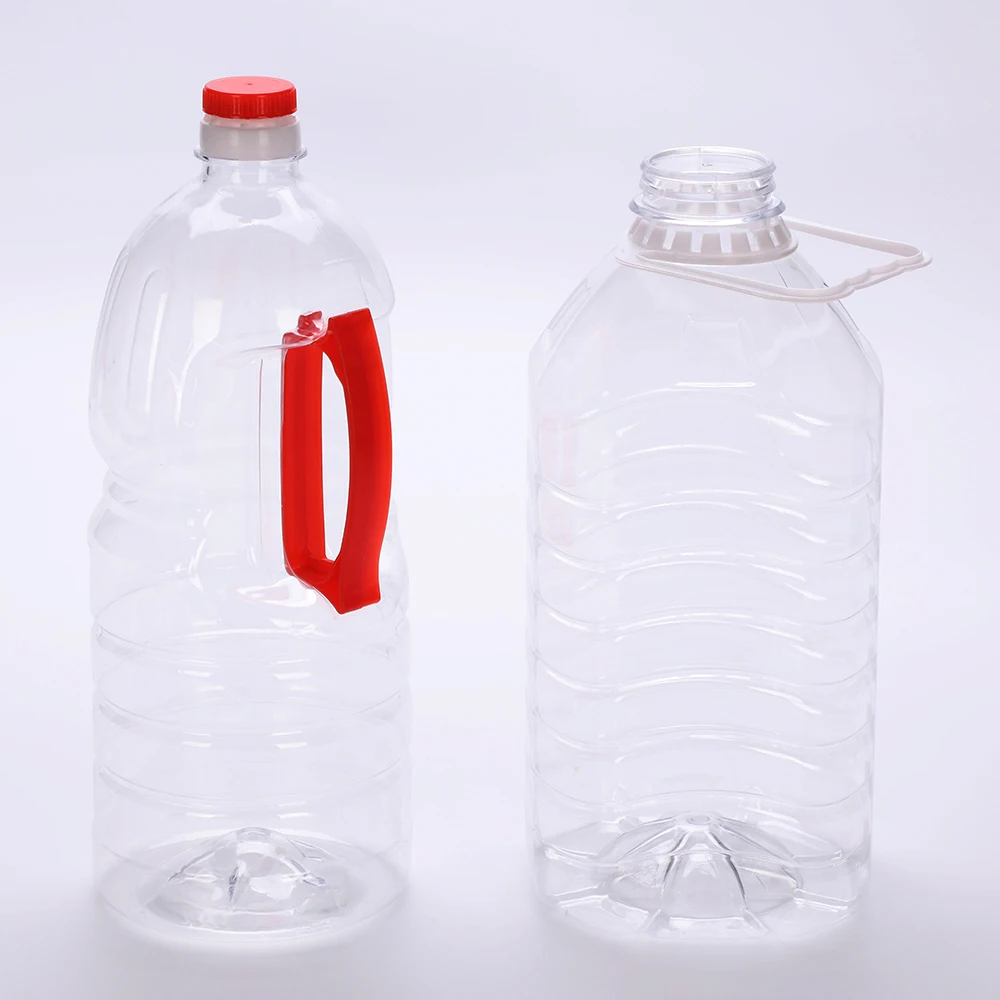 Custom Design 32mm Clear Oil Bottle Preform 58g for Edible Oil With Cap Handle