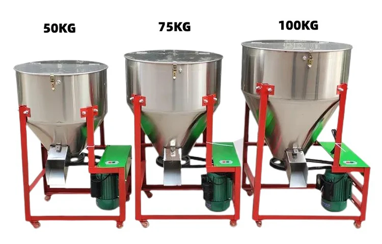 hot sale farm poultry feed mixer machine feed mixer horizontal