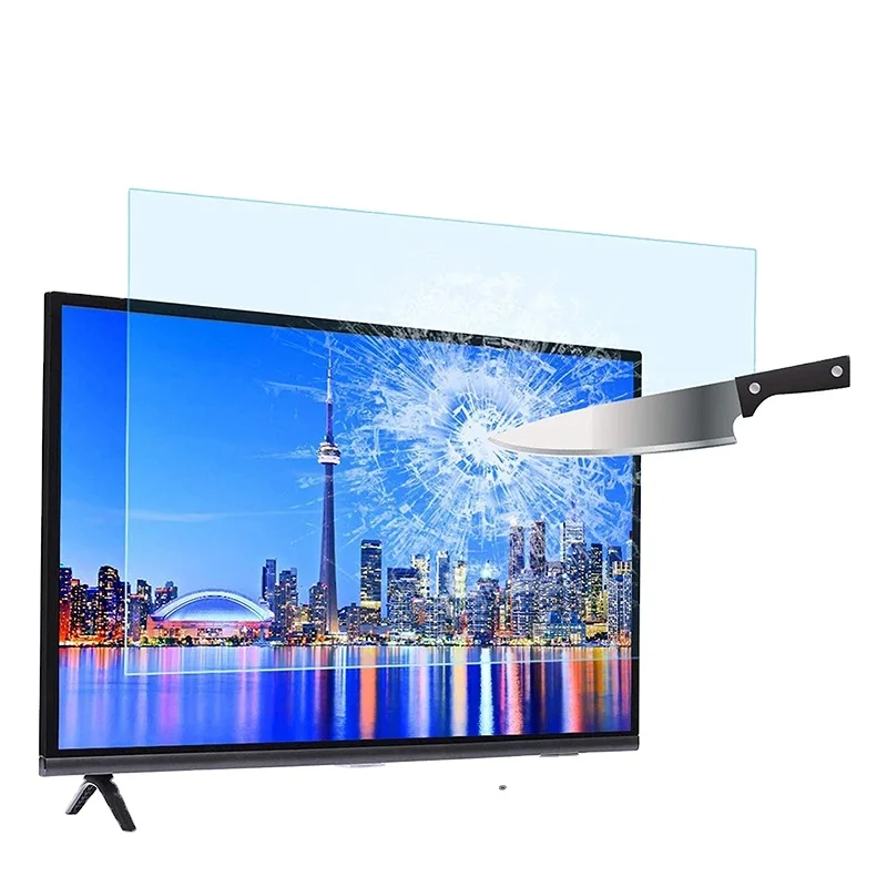 Chinese Factory Removable Hard Clear Acrylic Screen Protector Tv