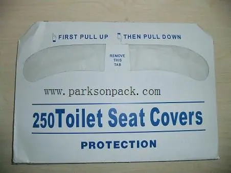 disposable virgin /recycled tissue paper toilet seat cover tissue paper