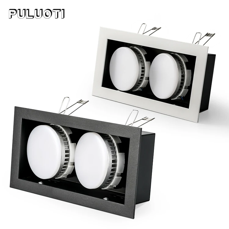 
Hot sale free disassembly adjustable aluminum double heads 10w 14w 18w living room indoor led spotlight 