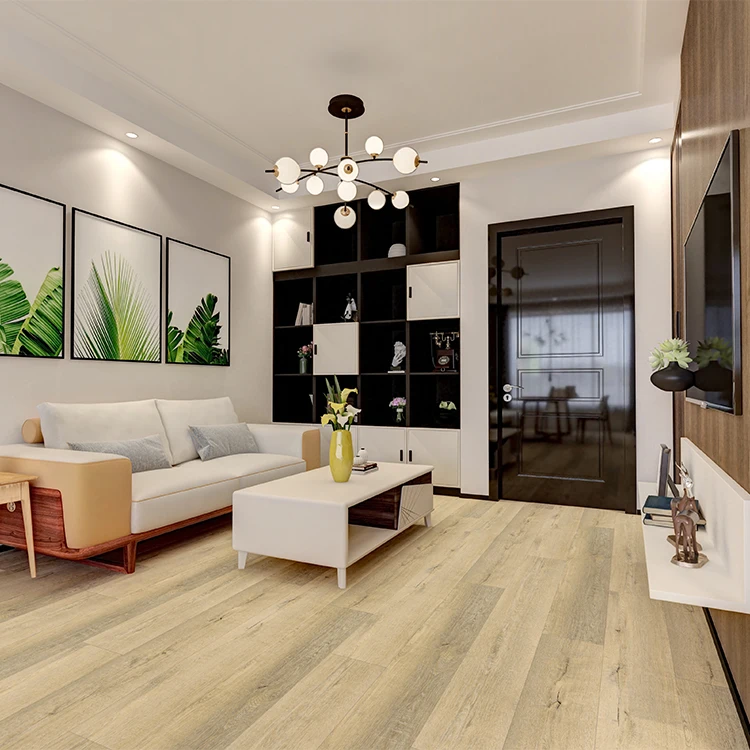 Hot selling Modern Design Style 9mm Best Price click PVC LVT Vinyl Flooring for living room