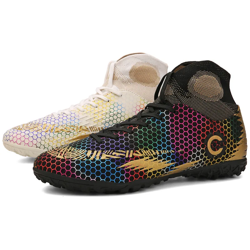 Ready Stocks Indoor Competition Training Broken Nails Men Football Shoes Soccer Boots Zapato De