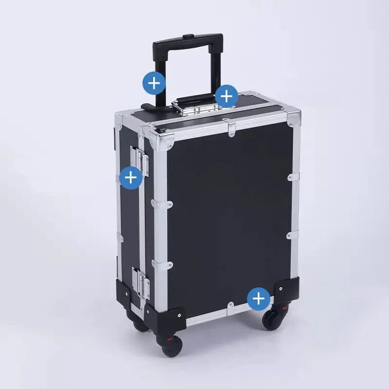 Aluminum alloy lightweight trolley case instrument case aviation case on  customization