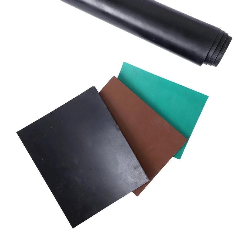 FKM rubber sheet wholesale black Fluorine rubber sheet factory manufacture low price customized size Fluorine rubber sheet