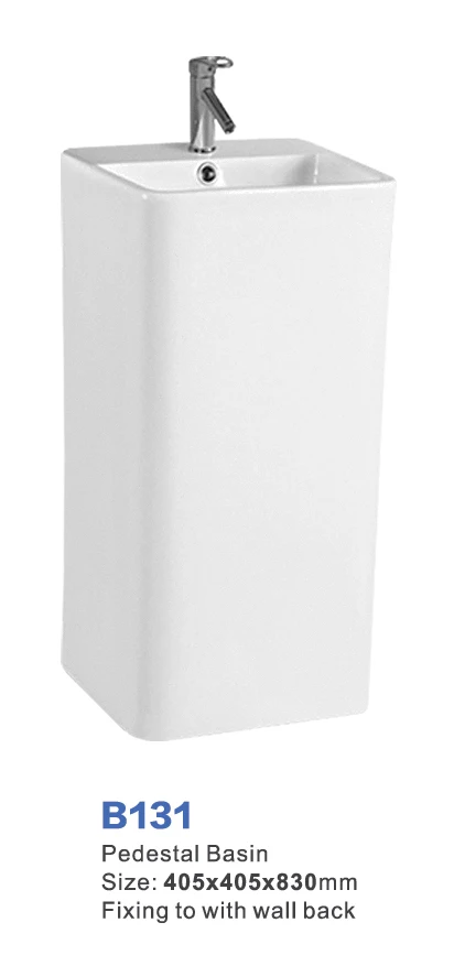 Популярный дизайн высококачественная керамическая раковина для ванной комнаты стойка раковины на