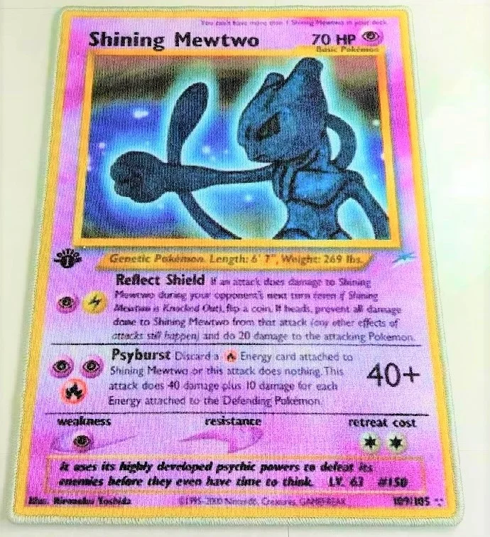 Пользовательский Карманный Коврик Монстр Gengar с принтом Дуэль монстров карточка Коврики для пола 3d печать Аниме Коврик