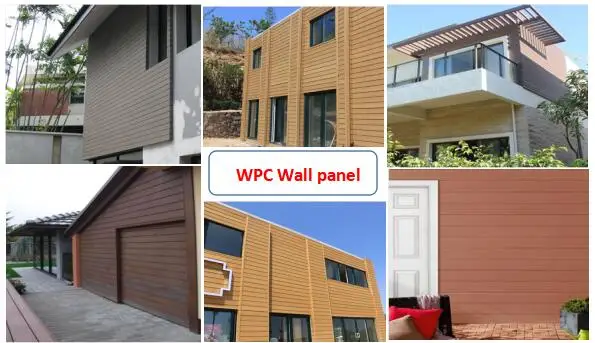 Outdoor mobile home exterior laminated design pvc composite board price wood plastic wpc wall cladding panel