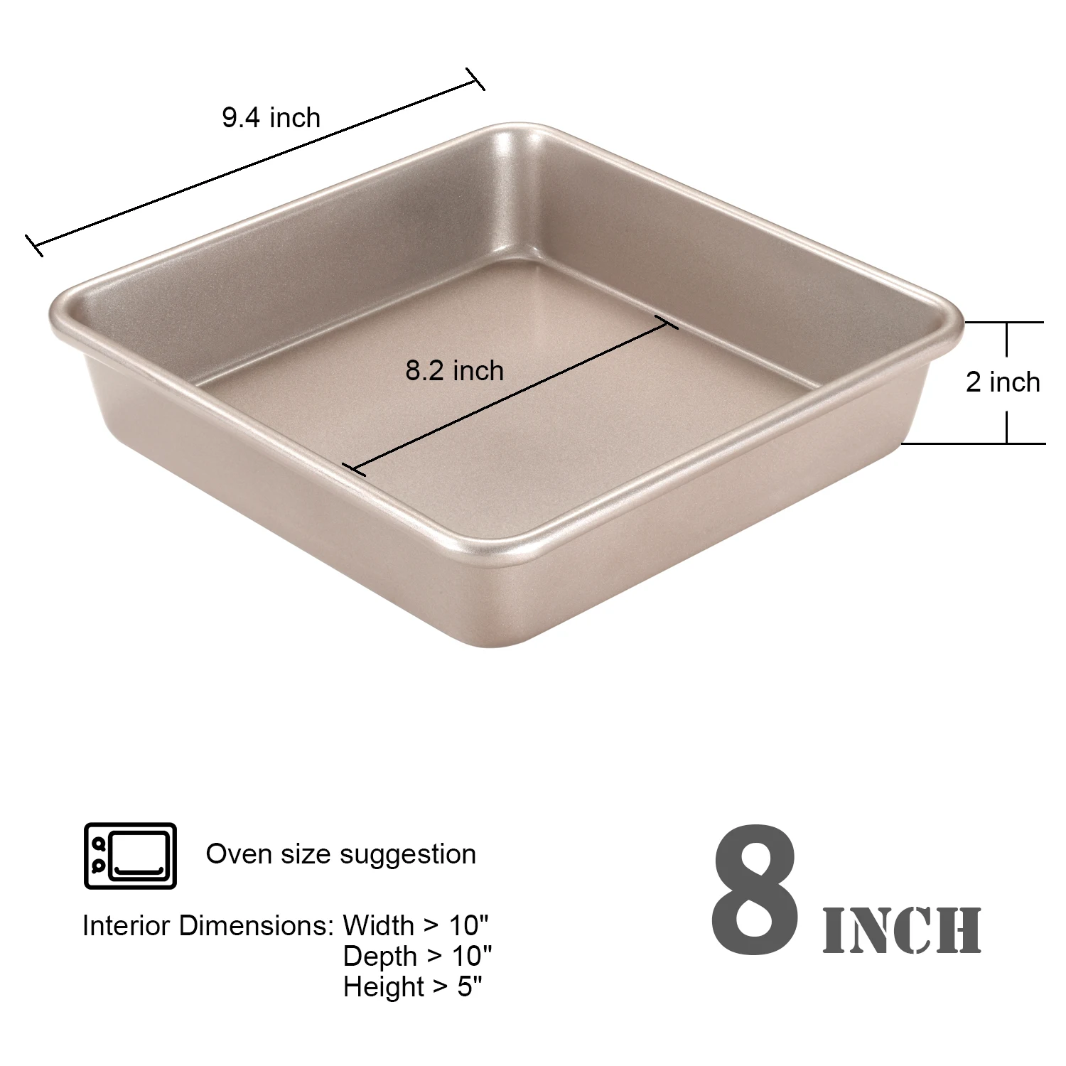 CHEFMADE Oven Bakeware Non-stick Carbon Steel Nonstick Non Stick Round Chiffon Tube Angel Food Baking Tray Cake Pan