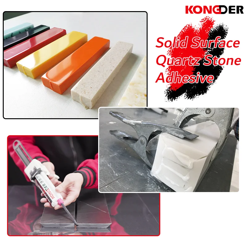 KONGDER 250ml Manual Dispenser seam filling adhesive gun sealing gun quartz desktop adhesive adhesive spplicator
