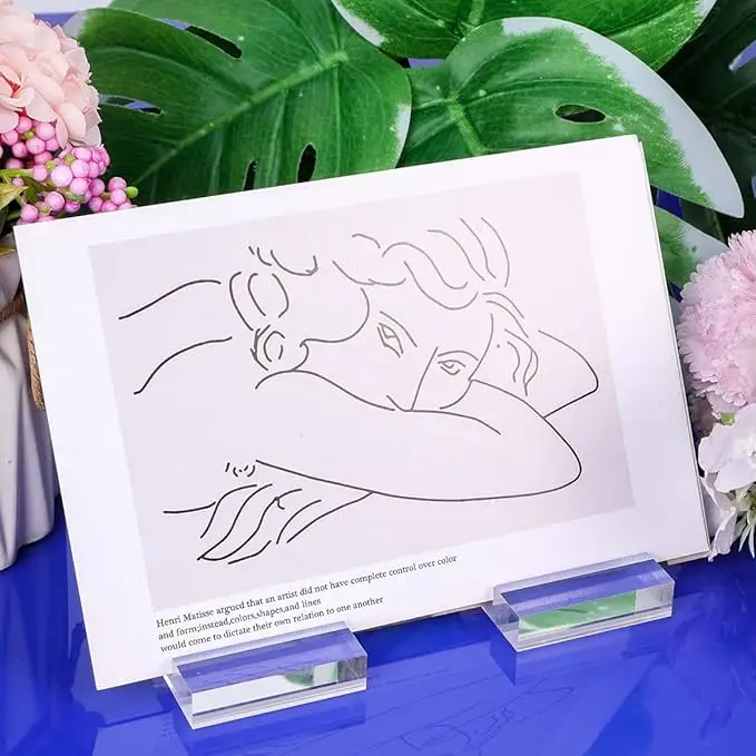 10-Piece Set Clear Acrylic Place Card Holders Wedding Sign Display Table Numbers and Office Menu for Meetings and Photos