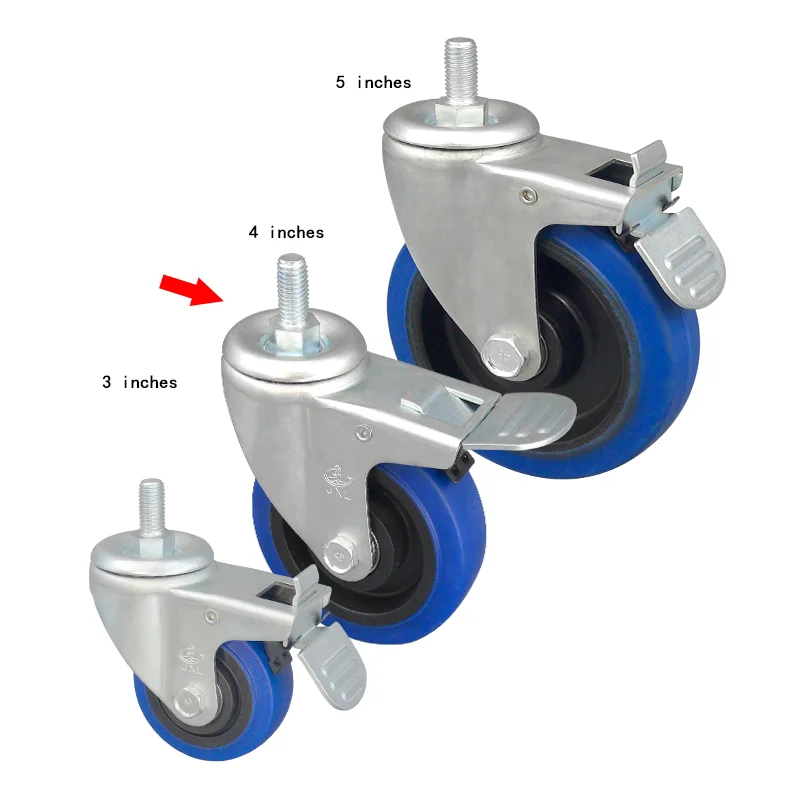 Самоустанавливающееся колесо heavy duty колесо строительных лесов колеса Мотор колеса для роликов