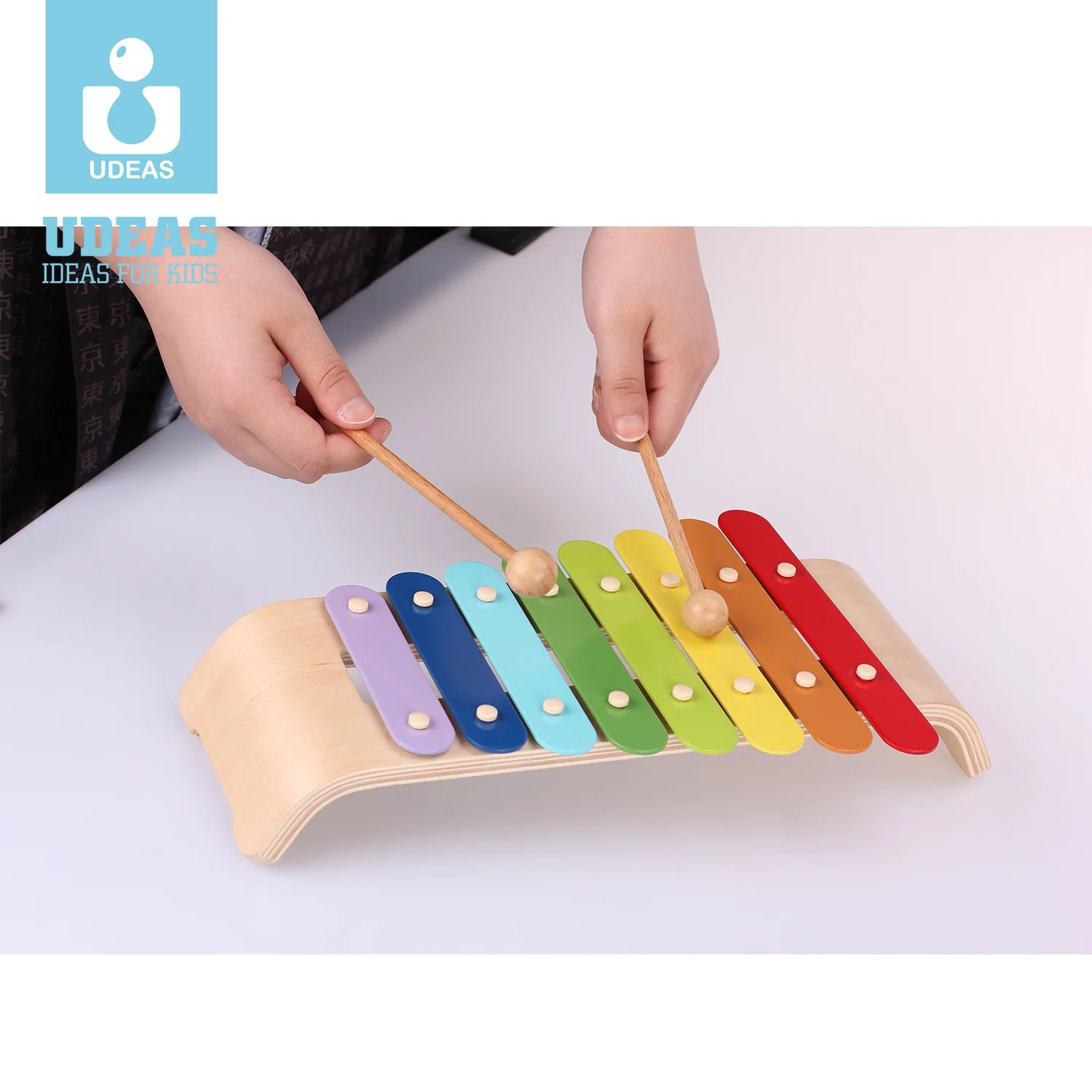 Quality educational color musical instruments wooden xylophone toy