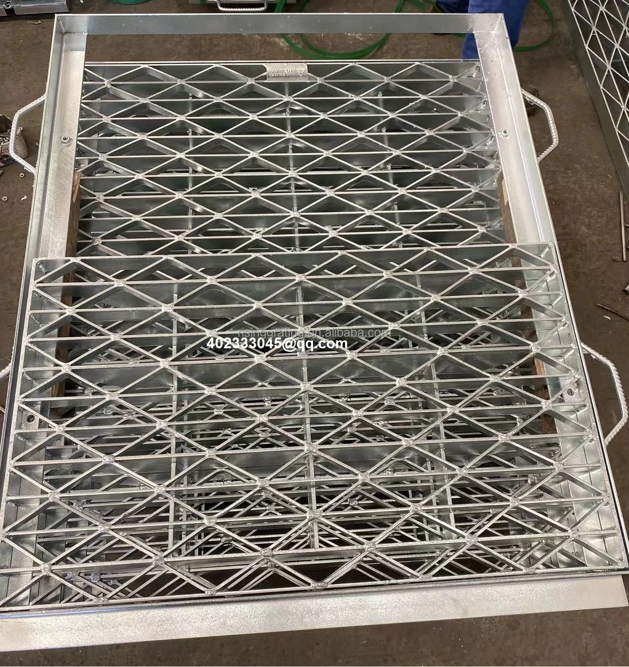 Storm Drainage System Galvanised Trench Drain Cover Steel Grating
