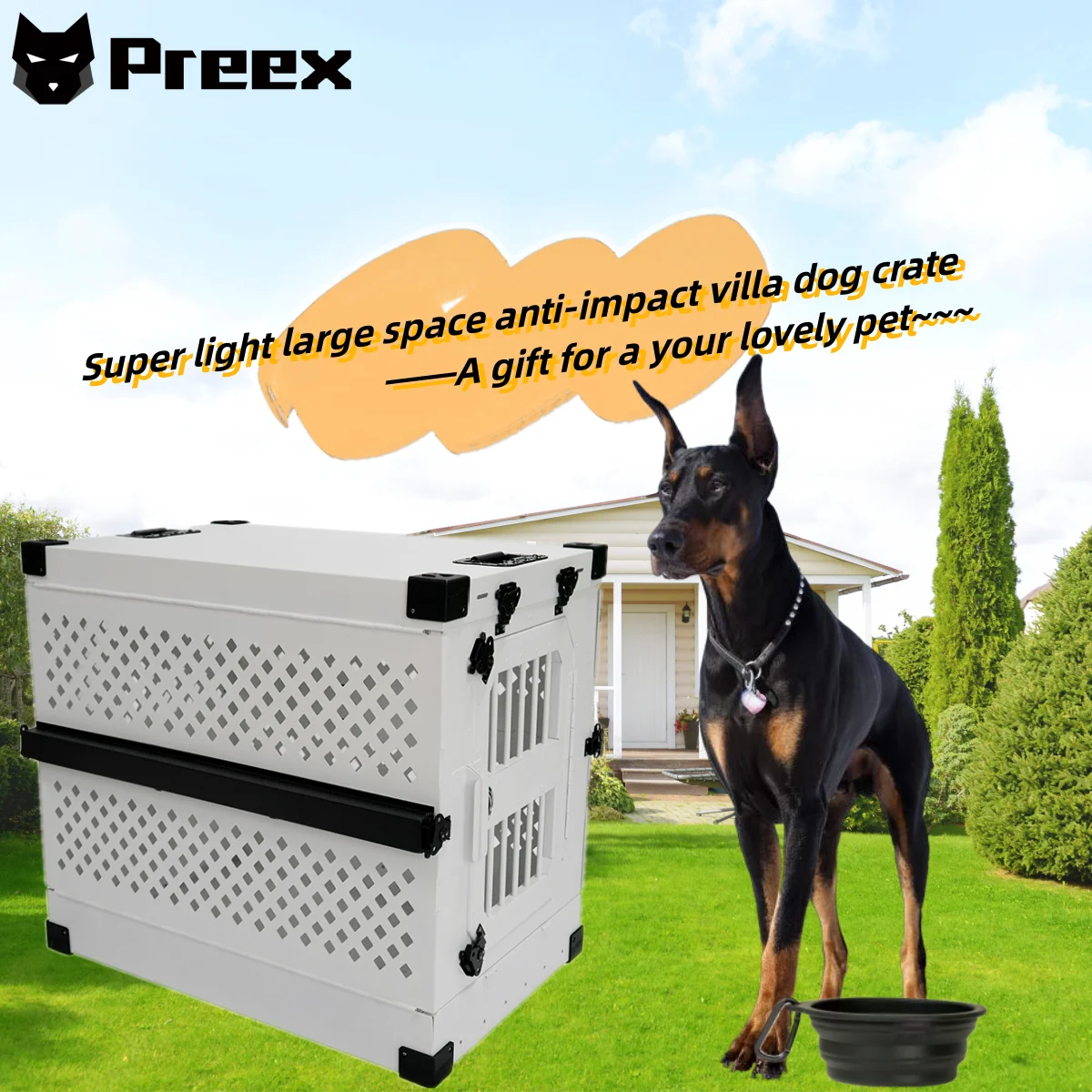 Animal Shelter Breeding Kennel Dog Run Walk-in Kennel Shanghai Factory Crates for Large Dogs