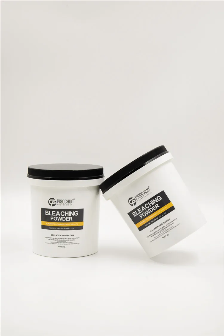 Wholesale factory directly Bleach hair plastic container packing   hair bleaching powder hair treatment