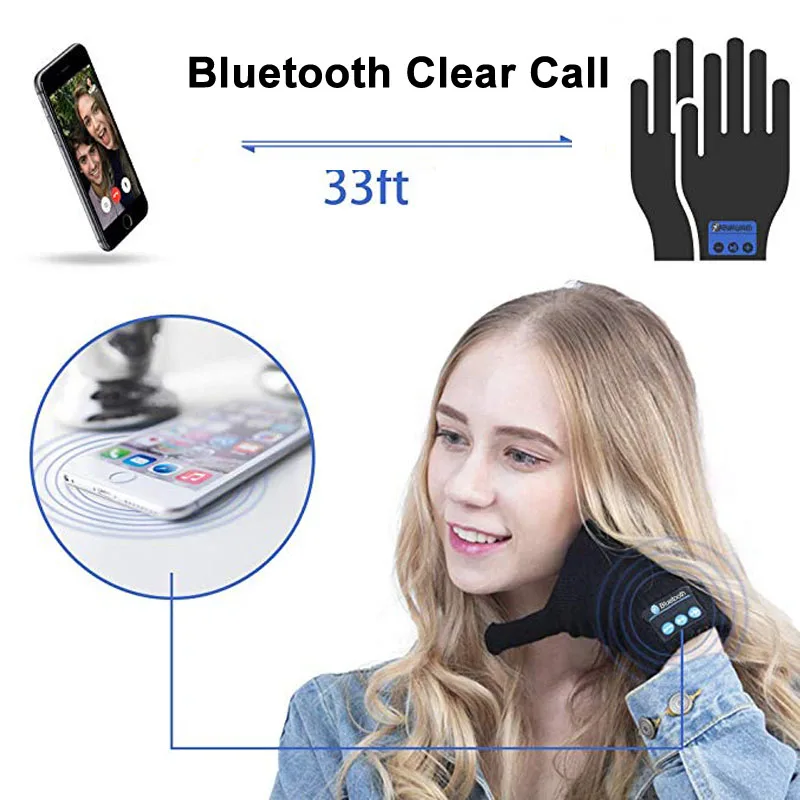 Модные зимние теплые перчатки ST3 с пальцами для сенсорного экрана смартфона