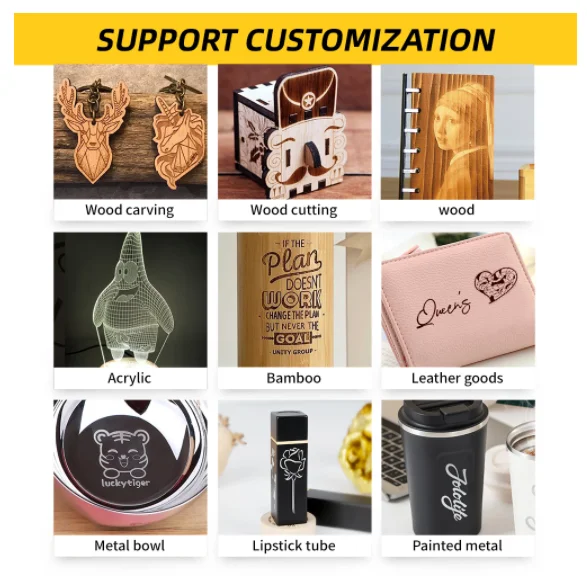 DAJA D2  Laser Cutting Watch Case Back M-triangel Separating Engraving Machine for Cattle Ear Tags