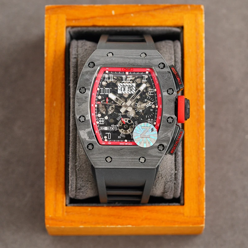 Luxury Classic Brand Wrist Watches Relojes Silicone Hollow Out Automatic Watch For Mens Male Mechanical Sports Relogio Watches