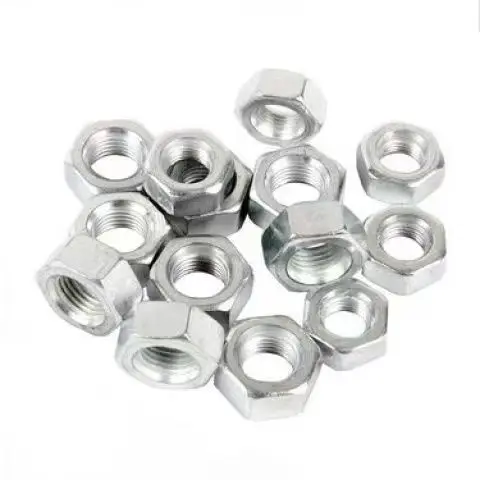 Hex head nuts Din 934 Din934 M4 M6 M8 M10 M12 M16 M24 Zinc plated carbon steel hex nuts