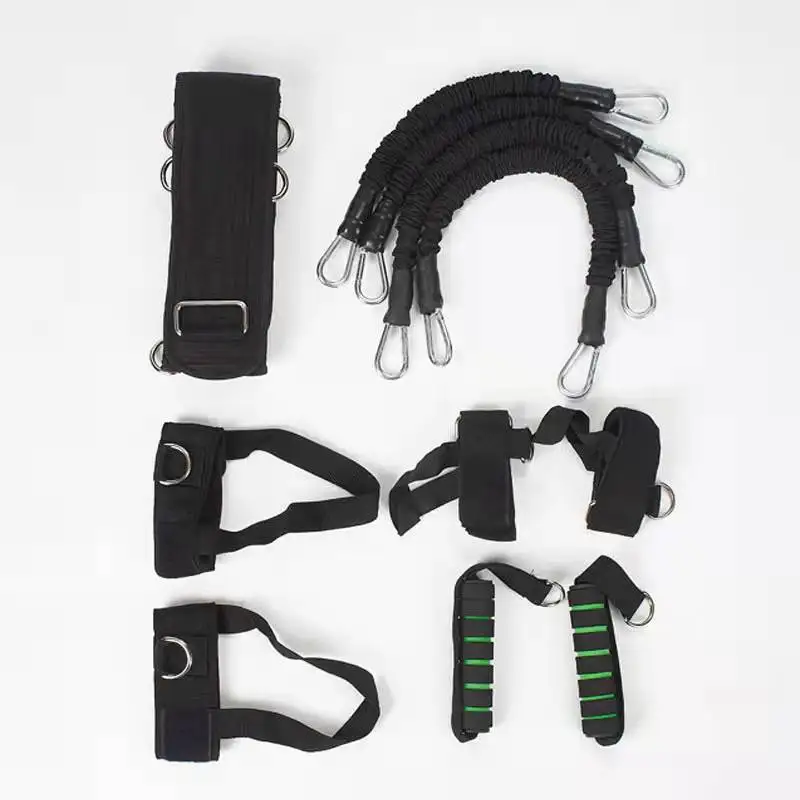 Fitness Leg Strength and Agility Foot Bounce Vertical Jump Trainer Boxing Resistance Band With Fitness Belt for Muay Thai