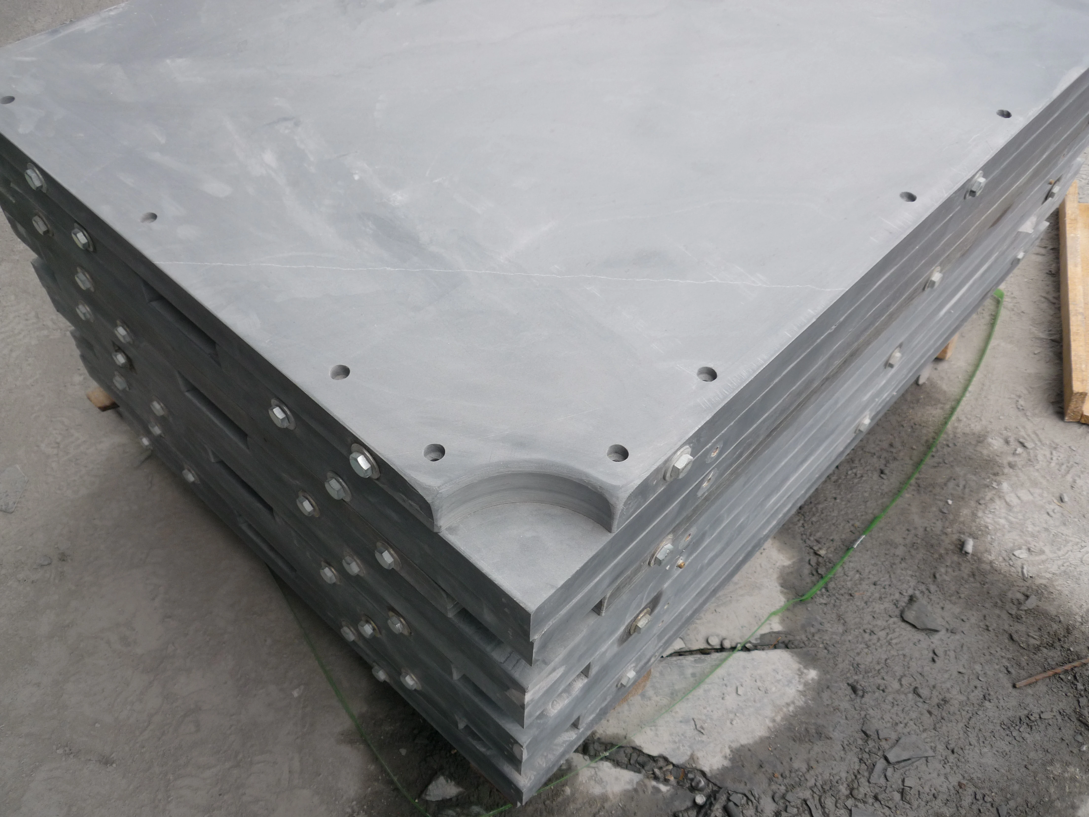 Factory Supply OEM Cheap 25mm Billiard Natural Green Stone Board 7ft 8ft 9ft Pool Table Slate