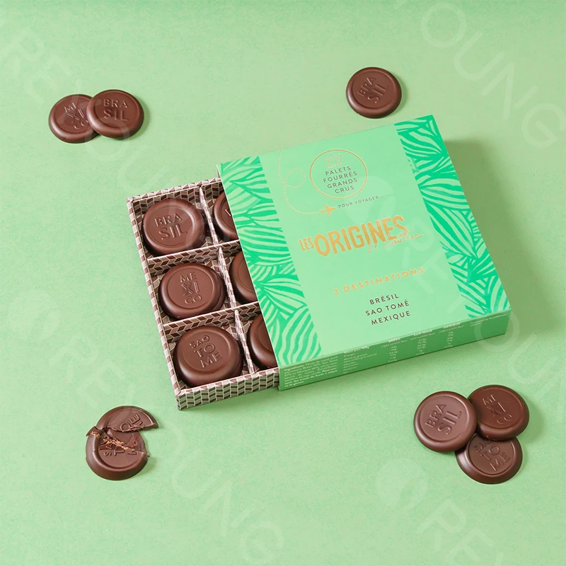 Custom Printed Eco Friendly Packaging Boxes Custom Logo Gift Paper Empty Box For Chocolate