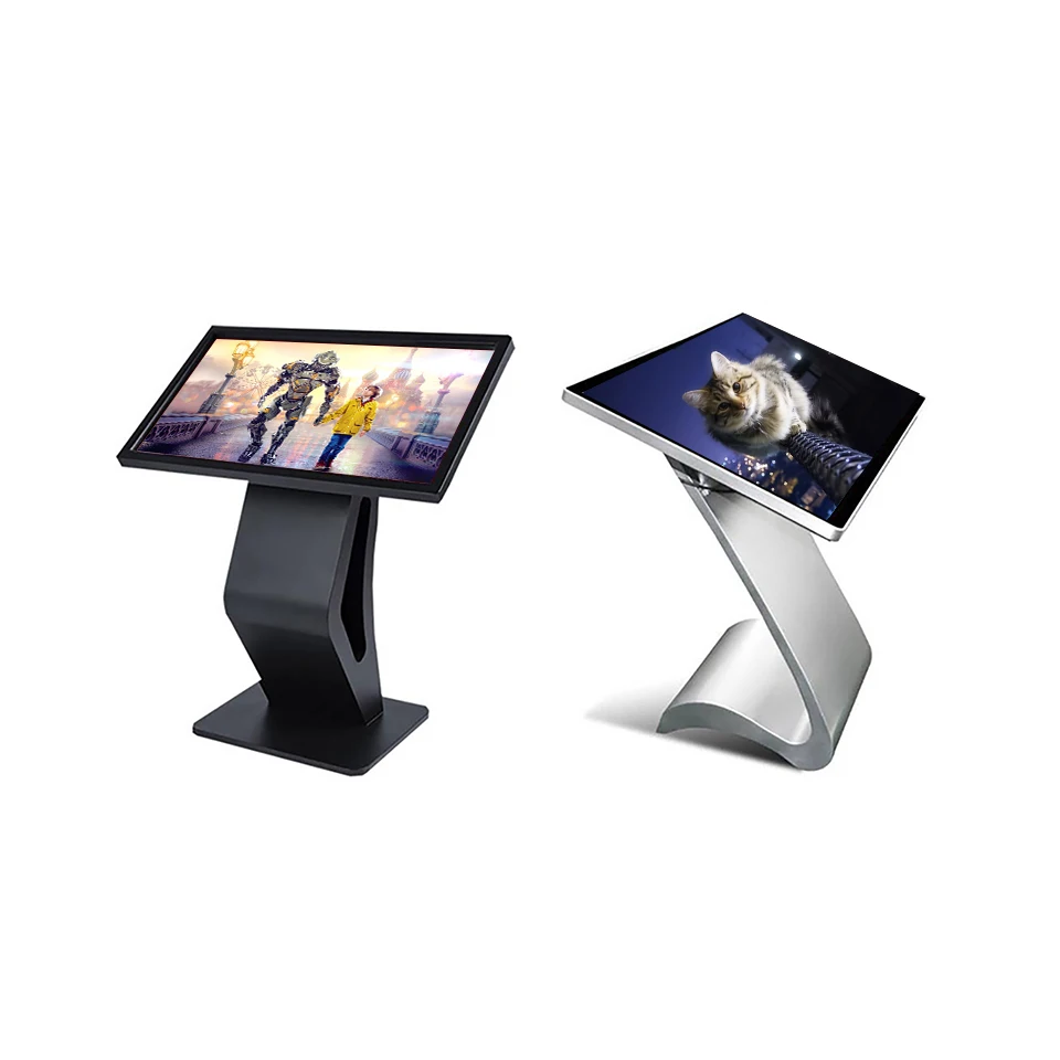 JERYO 65 75 85 1080P дюймов внутренние цифровые вывески и дисплеи Lcd рекламный плеер киоск торговый центр стенд для торгового центра