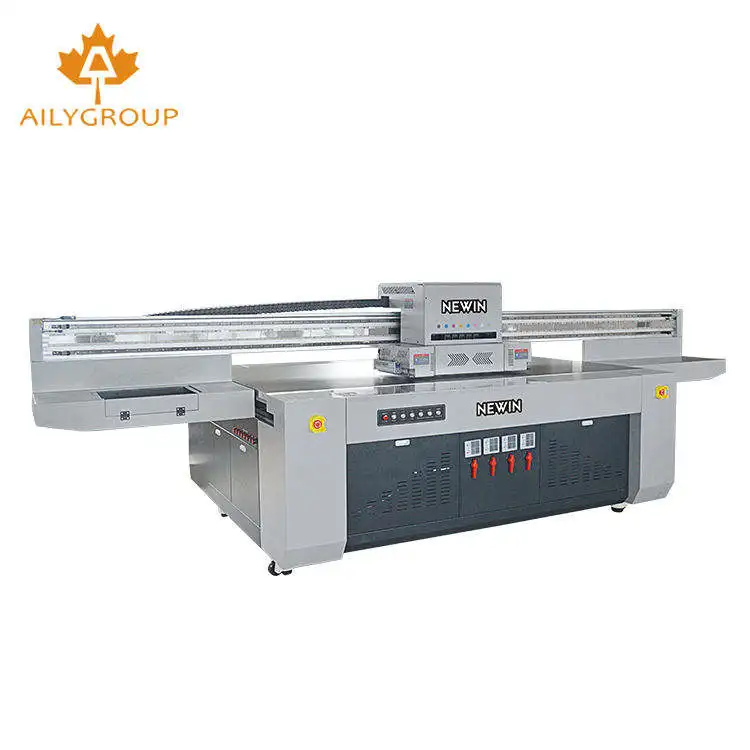 NEWIN Wholesale Price Sticker Small Format Led Uv Flatbed Printer 1.3 X 2.5 With 3-8pcs Ricoh G5/g6 Print Head