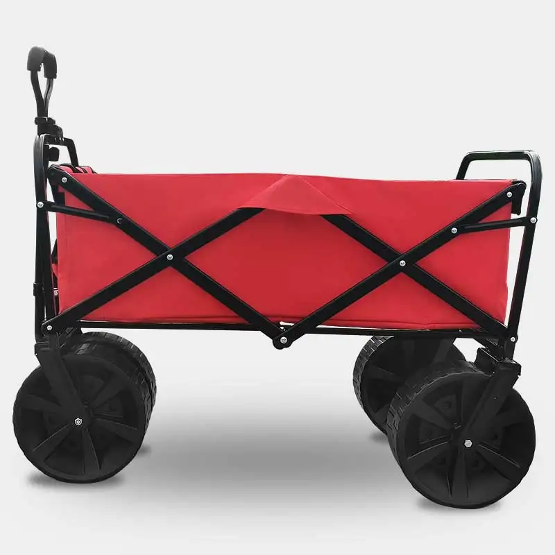 Customizable New Design Pet Stroller Big Wheels Folding Beach Wagon Bicycle Trailer Transport Trolley