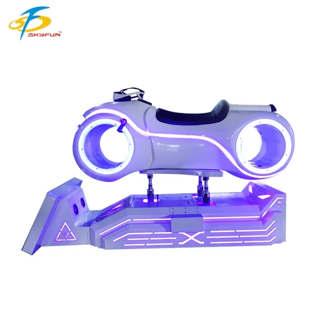 Virtual Reality VR Racing Simulator Motorcycle Motion Simulator VR 9D Car Racing Game Machine