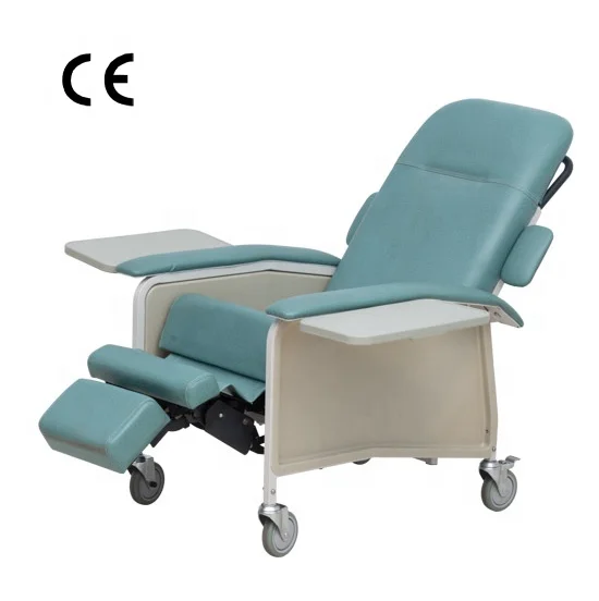 Medical transfusion recliner chair / manual use/ for clinic and hospital use