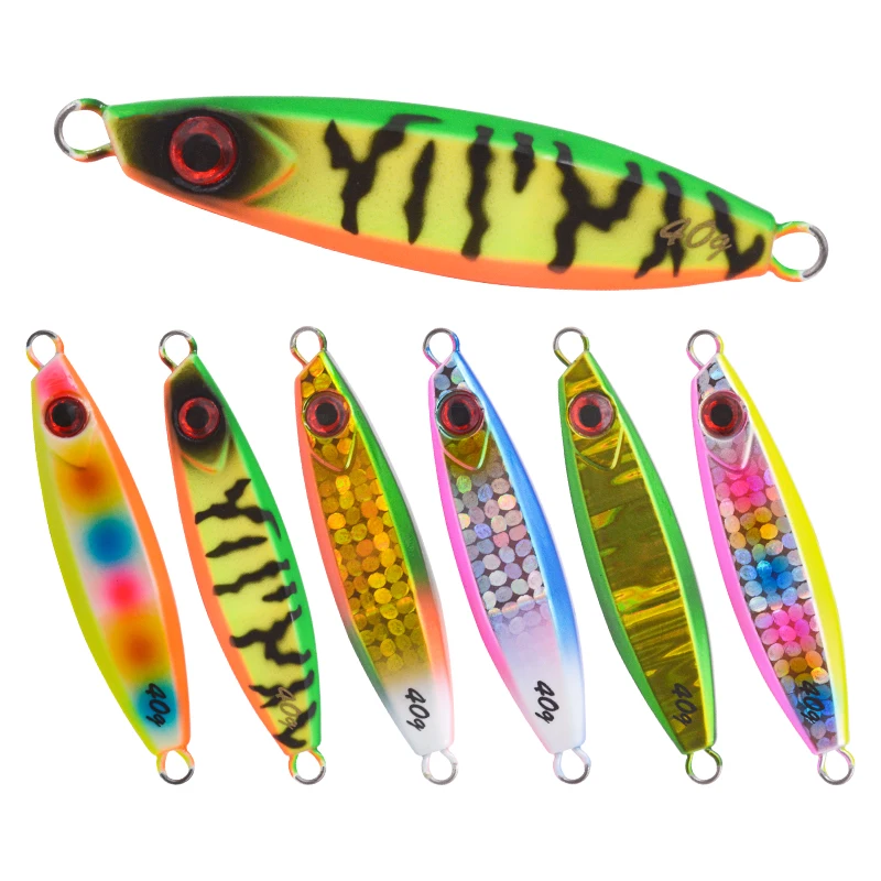 Рыболовная приманка для морской рыбалки FUNADAIKO Jig 40 г 60 80 100 с медленным шагом джиггинга искусственная жесткая забрасывания Свинцовые Металлические приманки снасти Инструменты