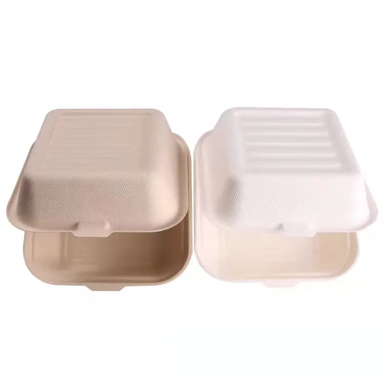 Биоразлагаемая целлюлоза багасса Bento Box 1 2 3 контейнер для пищевых